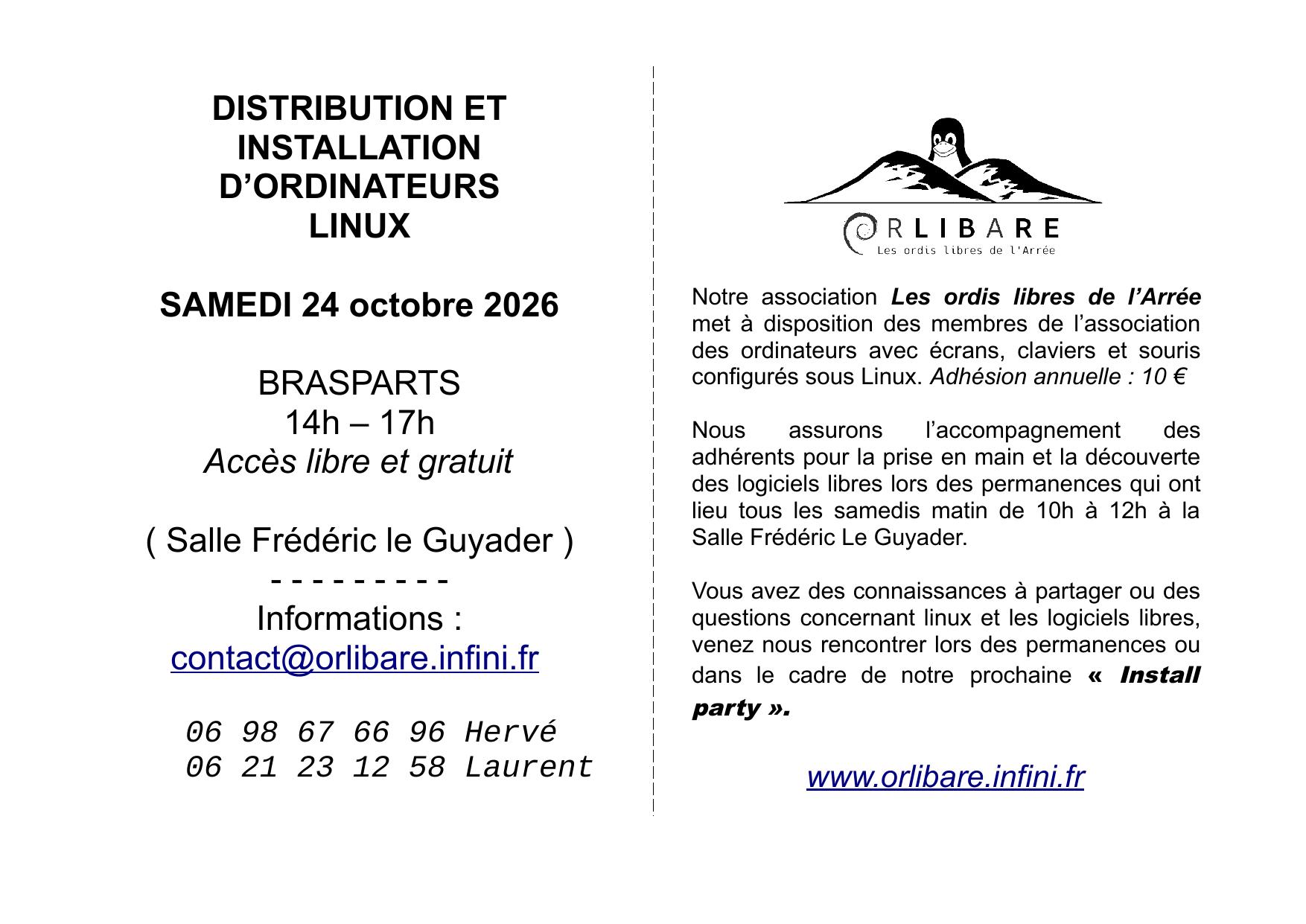 Distribution et installation d’ordinateurs Linux